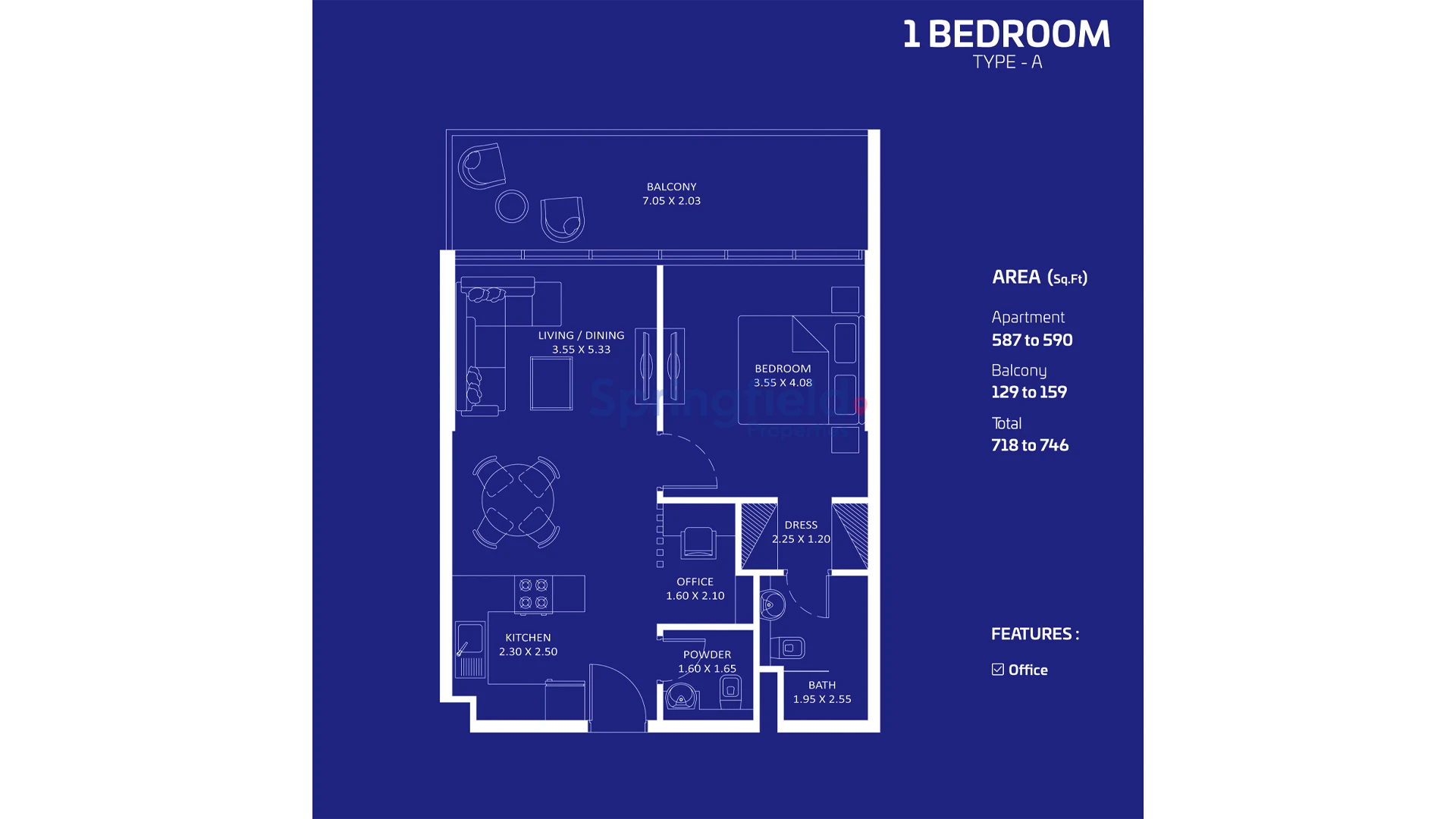 1 Bedrooms Apartment