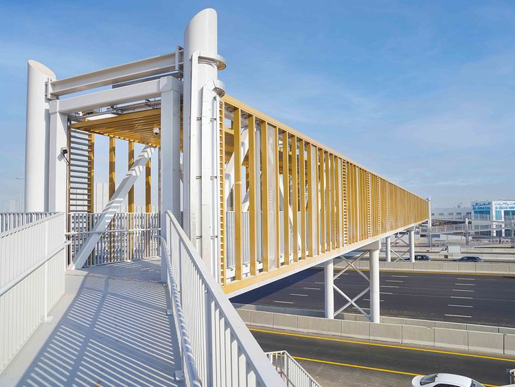two new footbridges on Ras Al Khor Road, dubai -1