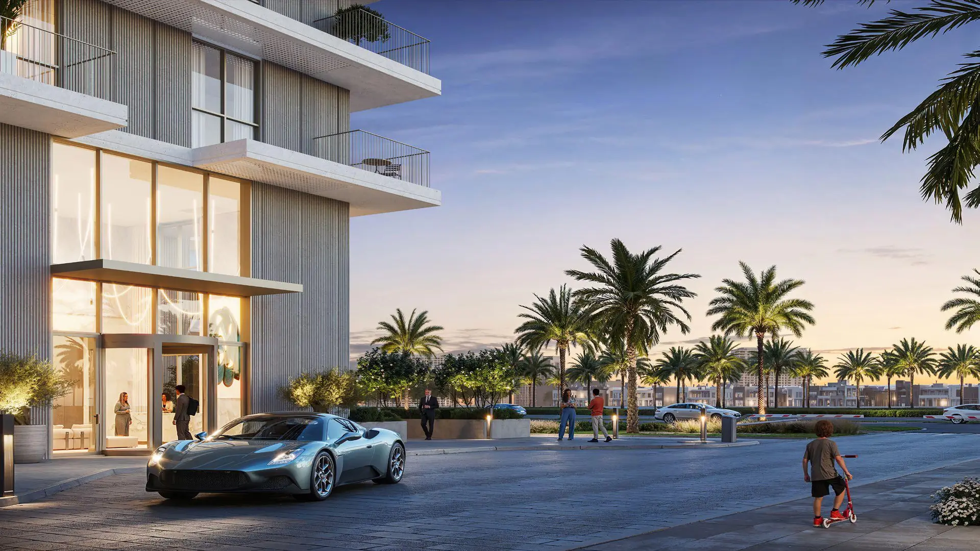 Parkland apartments in Dubai Hills exterior